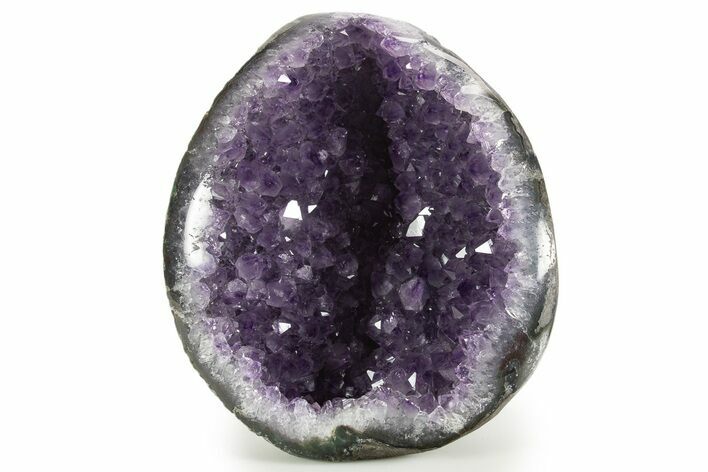 Sparkly Deep-Purple Amethyst Geode - Uruguay #342715